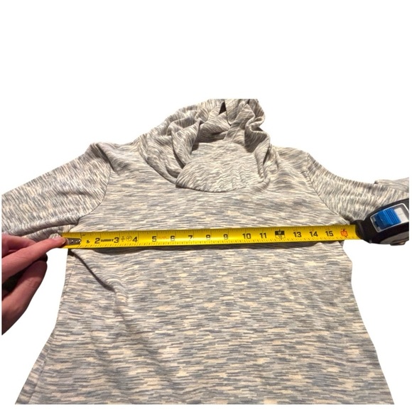 Columbia W’s Hooded Pullover Top Long Sleeve Shirt Gray Size M - Picture 8 of 9